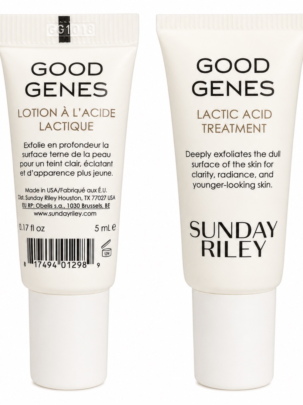 Sunday Riley Good Genes Lactic Acid Treatment - travel size x2
